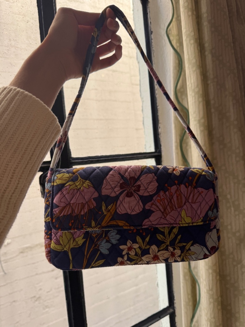 VERA BRADLEY purple floral purse